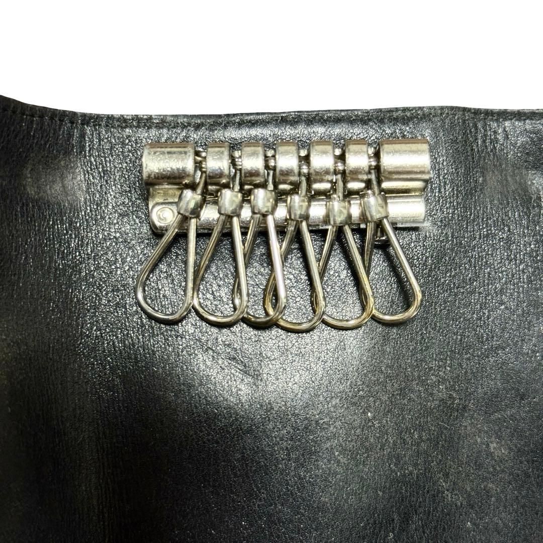 美品 HERMES エルメス セリエ エテュイ クレ 6連キーケース ブラック