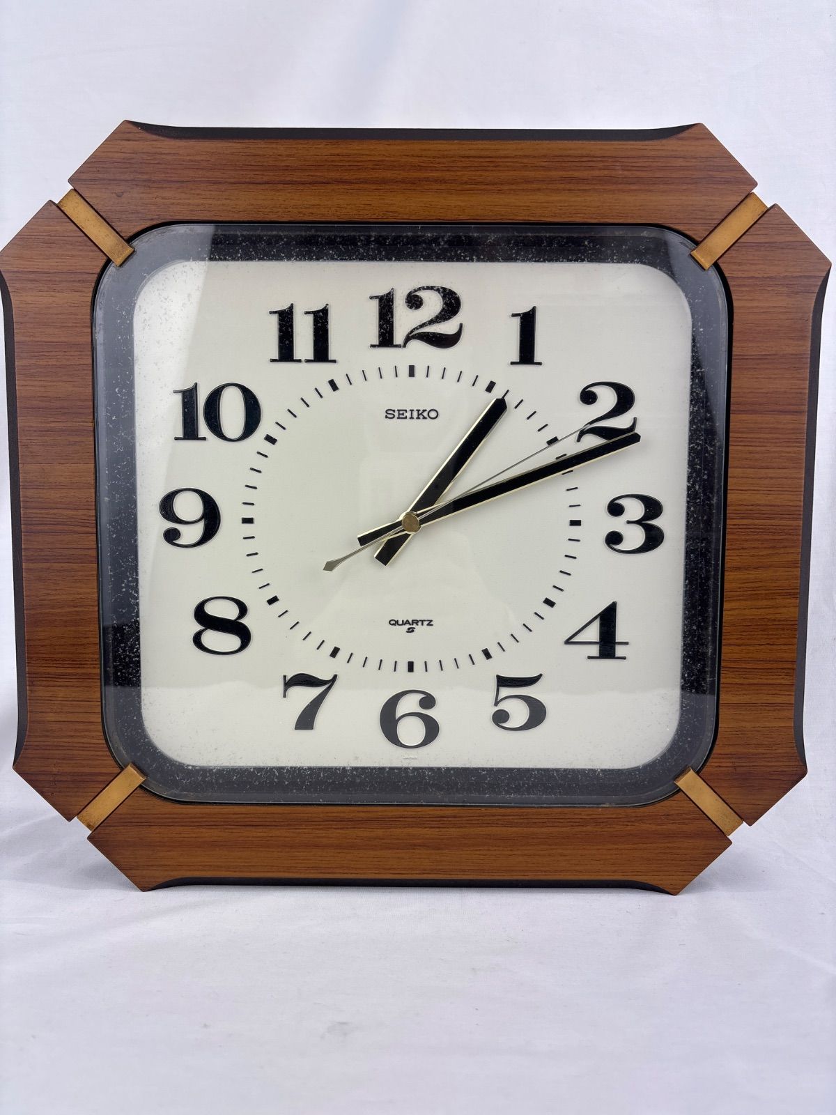 B-10 SEIKO 掛け時計 クォーツ 昭和レトロ - メルカリ