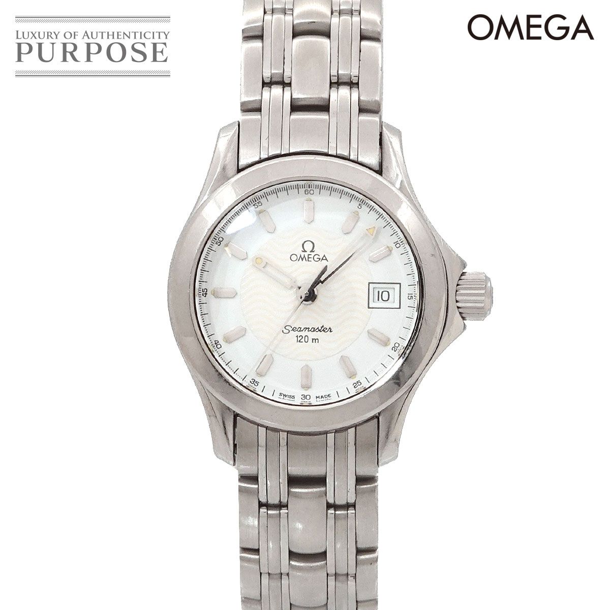 オメガ OMEGA シーマスター 120 2581 21 レディース 腕時計 デイト 