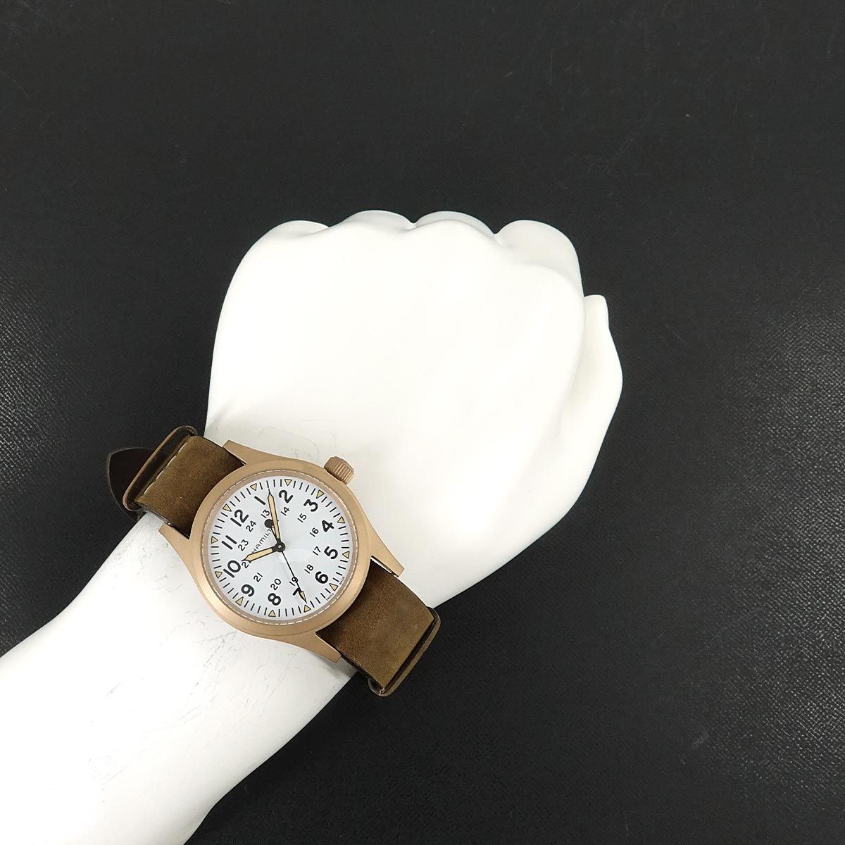 ハミルトン HAMILTON カーキ フィールド メカ ブロンズ H694590 メンズ 
