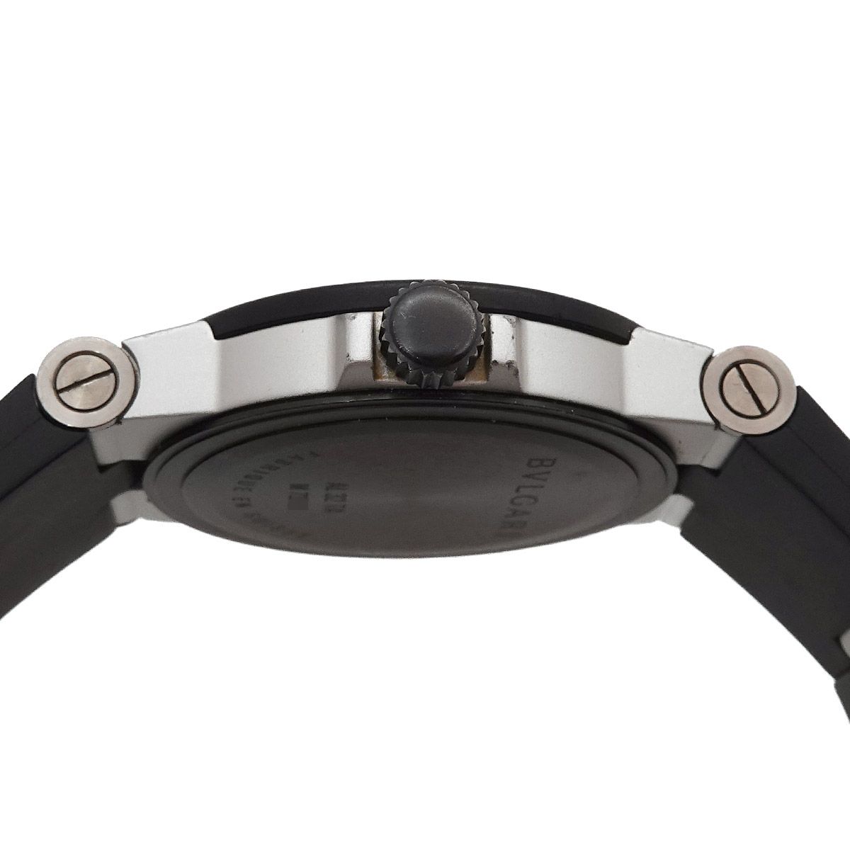アルミニウム BVLGARI ブルガリ デイト ウォッチ 32MM AL32TA ダイヤ 