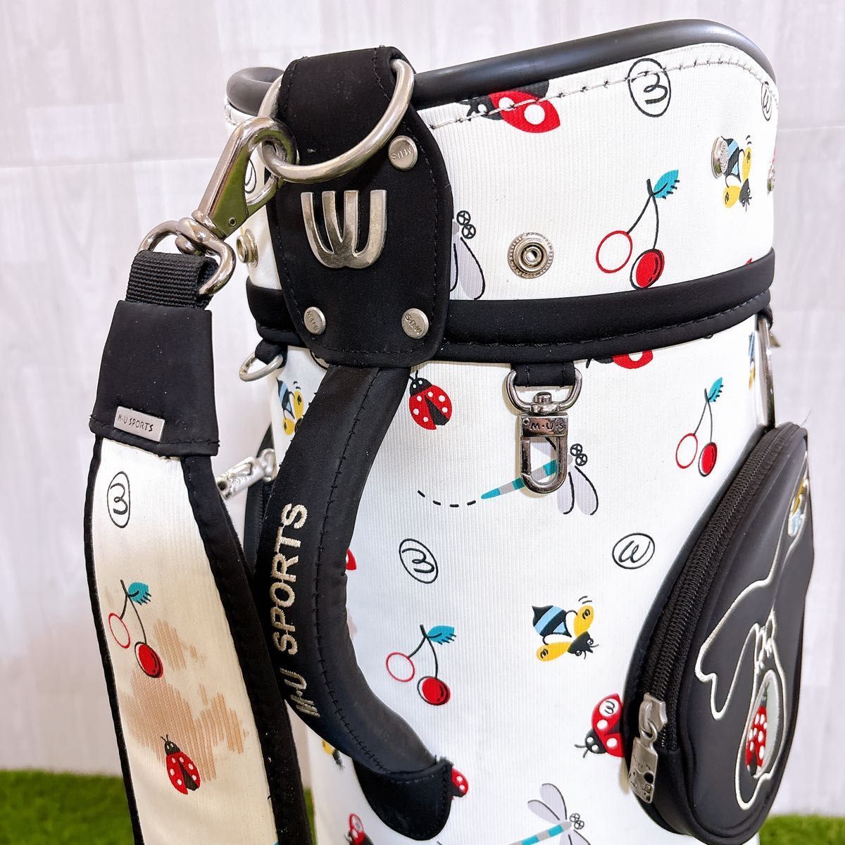 ミエコウエサコ M.U.SPORTS キャディバッグ ゴルフバッグ - メルカリ