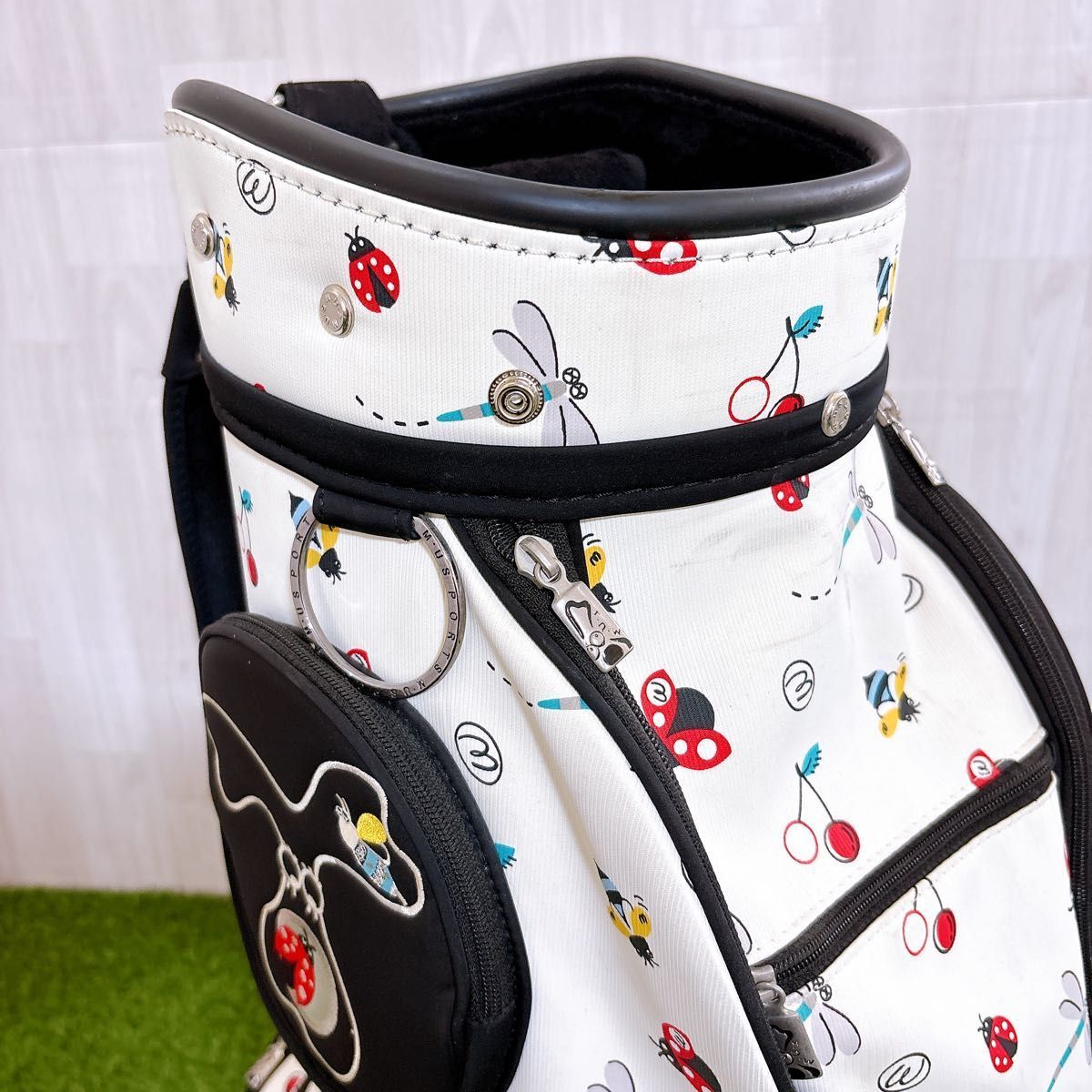 ミエコウエサコ M.U.SPORTS キャディバッグ ゴルフバッグ - メルカリ