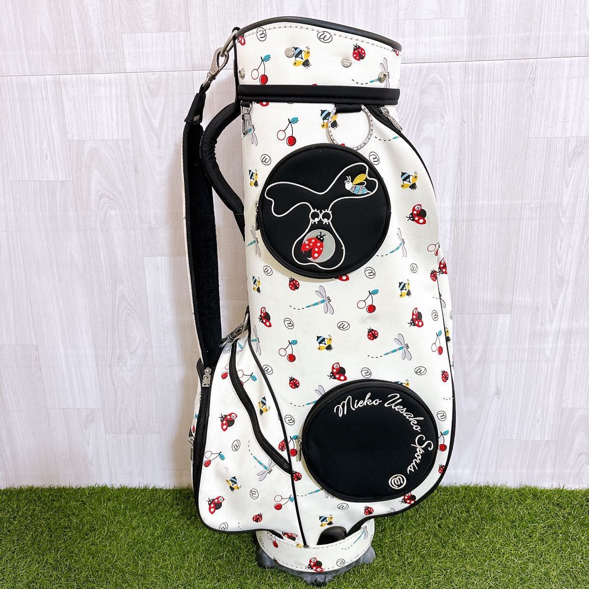 ミエコウエサコ M.U.SPORTS キャディバッグ ゴルフバッグ - メルカリ