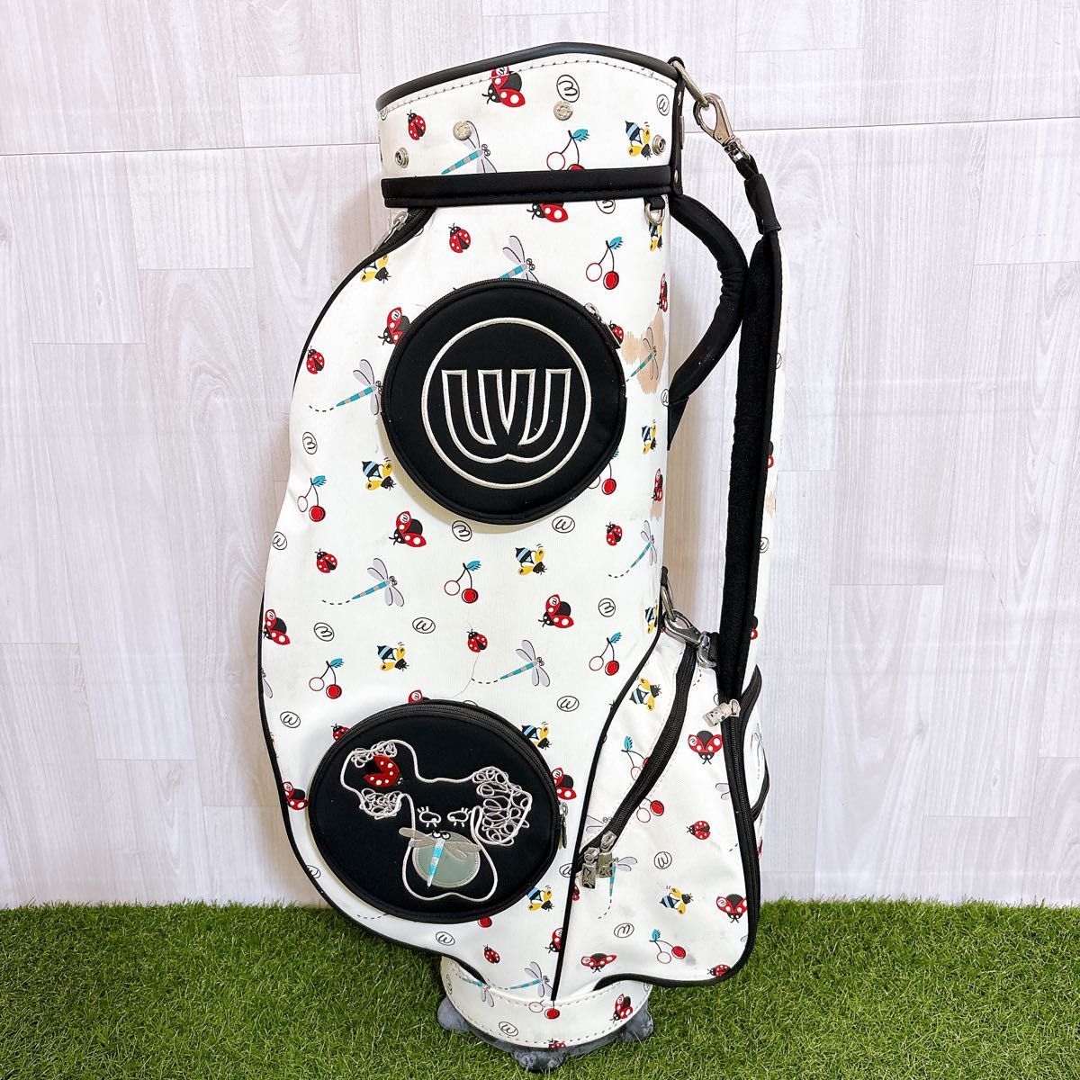 ミエコウエサコ M.U.SPORTS キャディバッグ ゴルフバッグ - メルカリ