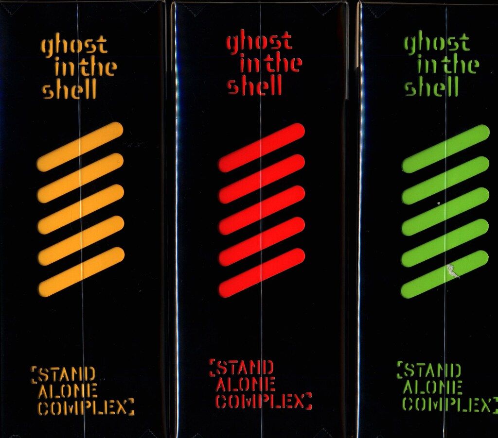 アニメDVD 攻殻機動隊STAND ALONE COMPLEX 初回全13巻 セット ※帯欠