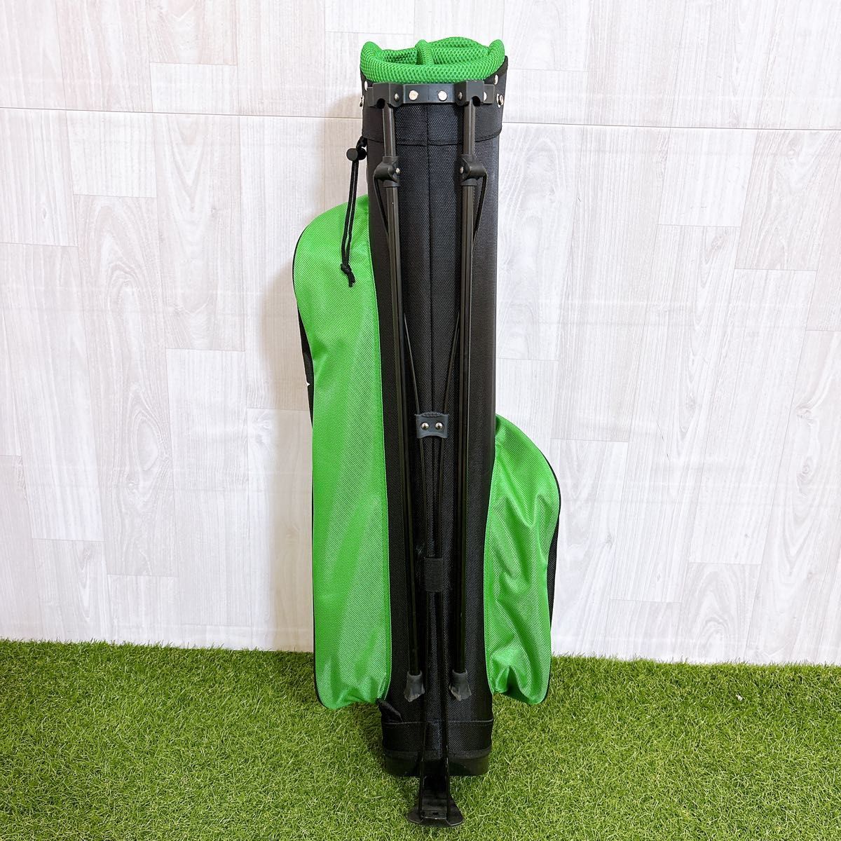 良品 アーノルドパーマー キャディバッグ ゴルフバッグ 軽量 スタンド