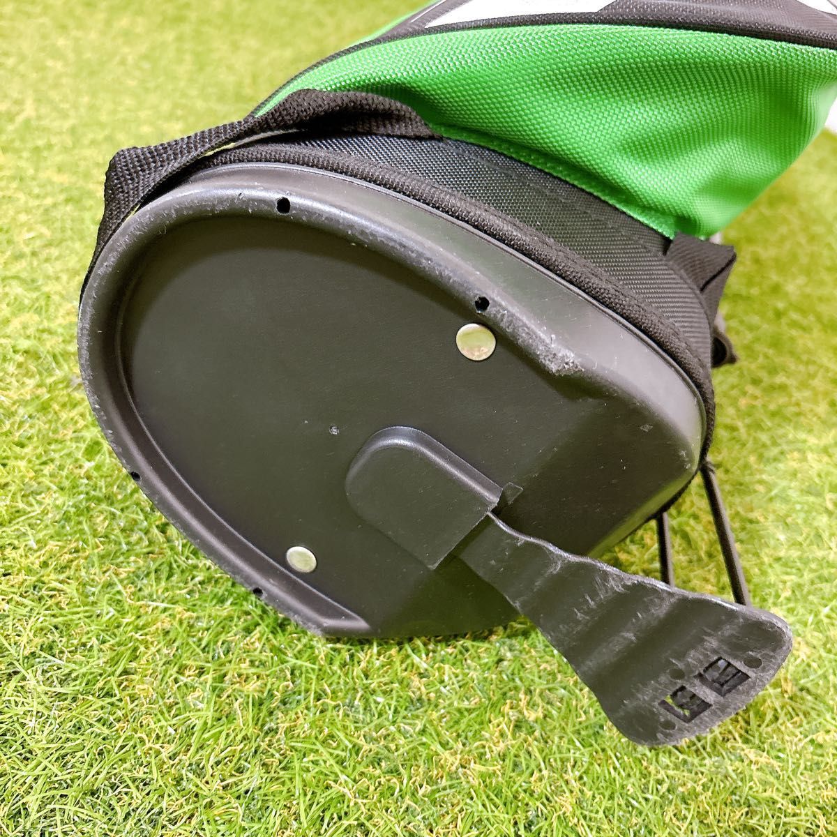 良品 アーノルドパーマー キャディバッグ ゴルフバッグ 軽量 スタンド