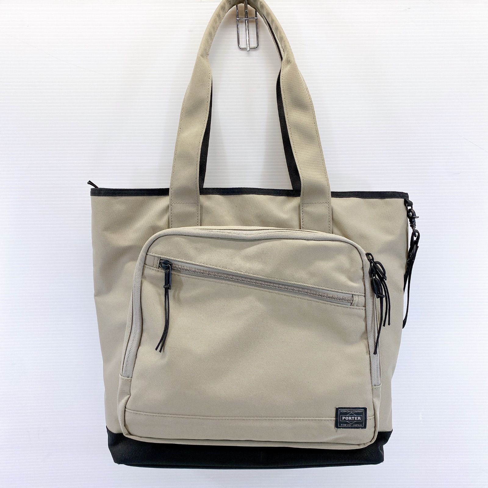 □PORTER フロント トートバッグ 687-17025 グレー 中古品□ - メルカリ