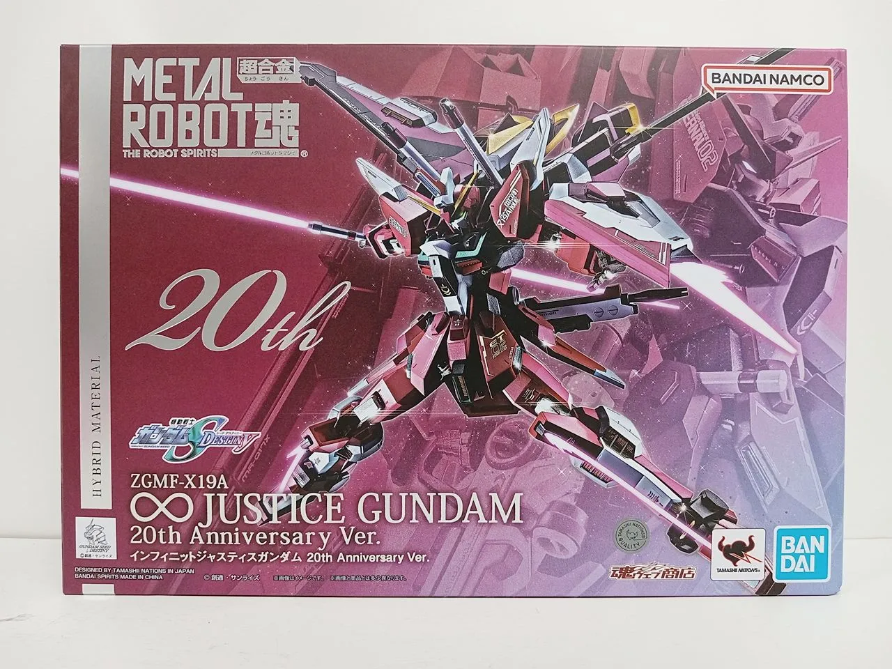 253 インフィニットジャスティスガンダム 20th Anniversary 2026年最新】METAL ROBOT魂 インフィニットジャスティスガンダム 20th