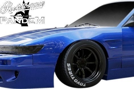 M's】 S13 シルビア (1988.5-1993.10) Rocket Bunny V1.0 フロント