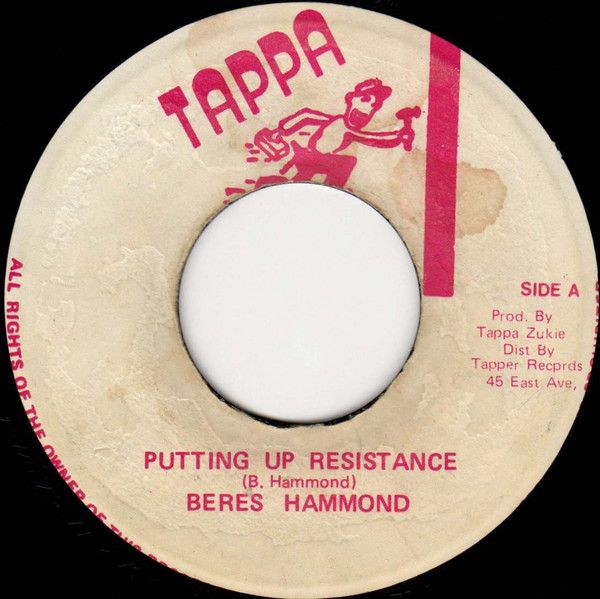 7” Beres Hammond Putting Up Resistance NONE Tappa Records /00080