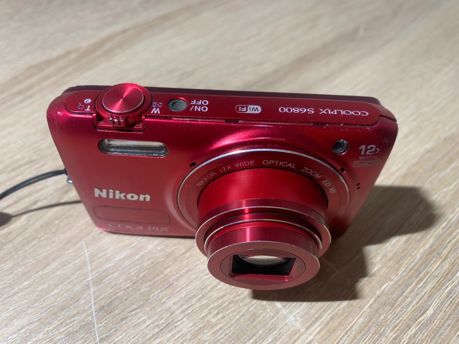 8685 Nikon COOLPIX S6800 レッド デジカメ - メルカリ