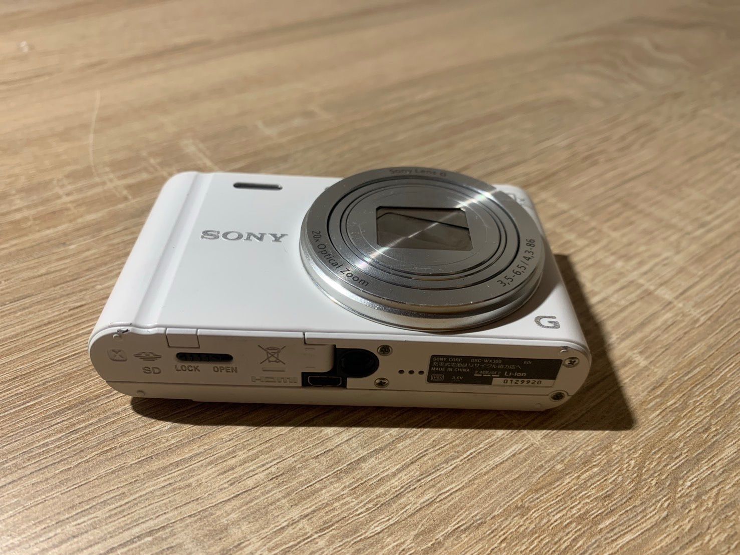 8688 Sony ソニー Cyber-shot DSC-WX300 ホワイト デジカメ - メルカリ