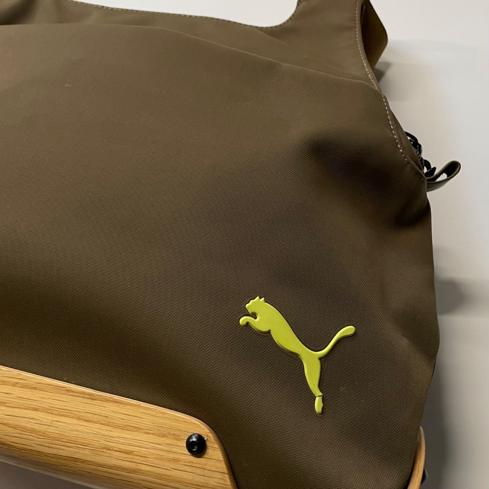 PUMA プーマ Urban Mobility Wood panel bag ウッドパネル バッグ