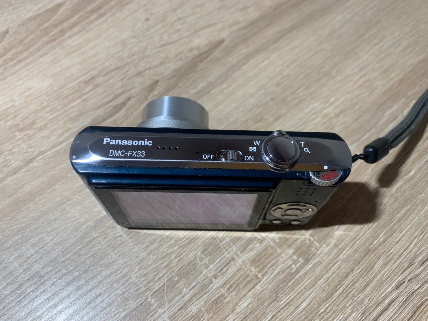 8686 Panasonic Lumix DMC-FX33 コスモブルー デジカメ 動作確認済み