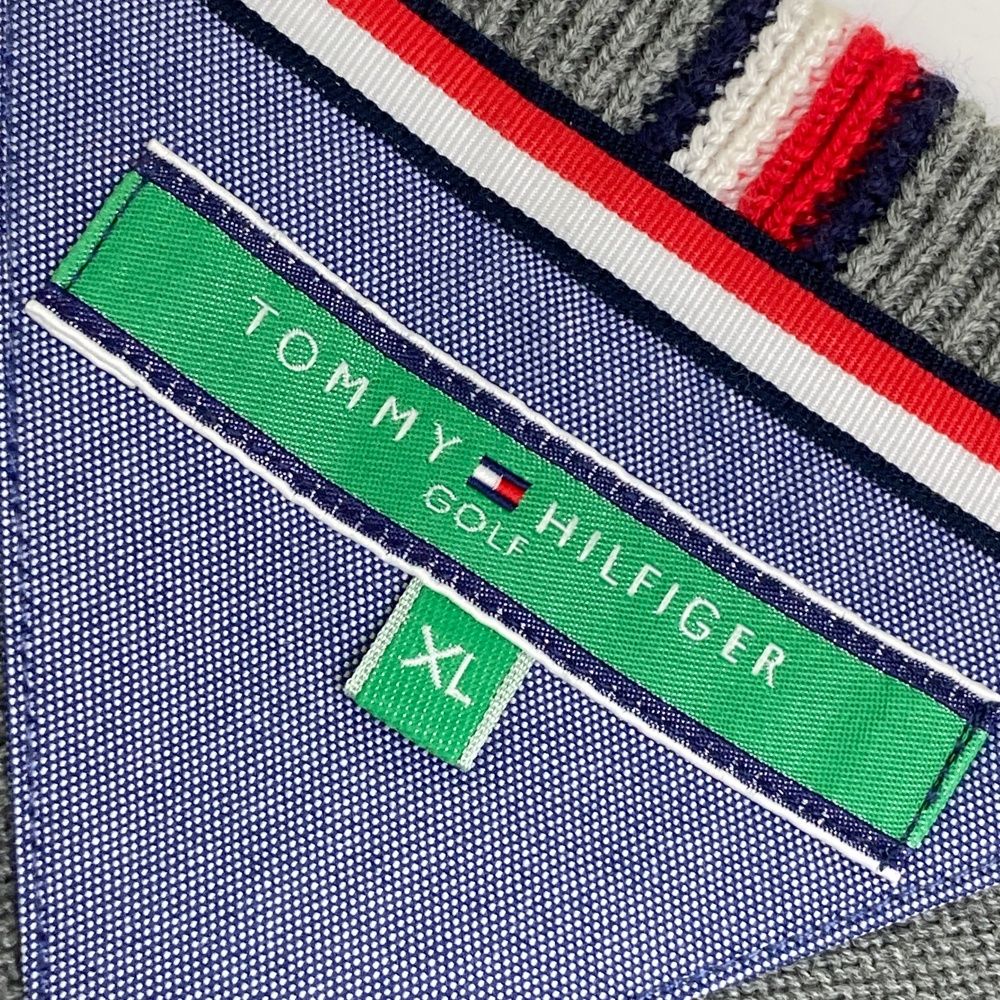 サイズ：XL TOMMY HILFIGER GOLF トミー ヒルフィガーゴルフ Vネック 