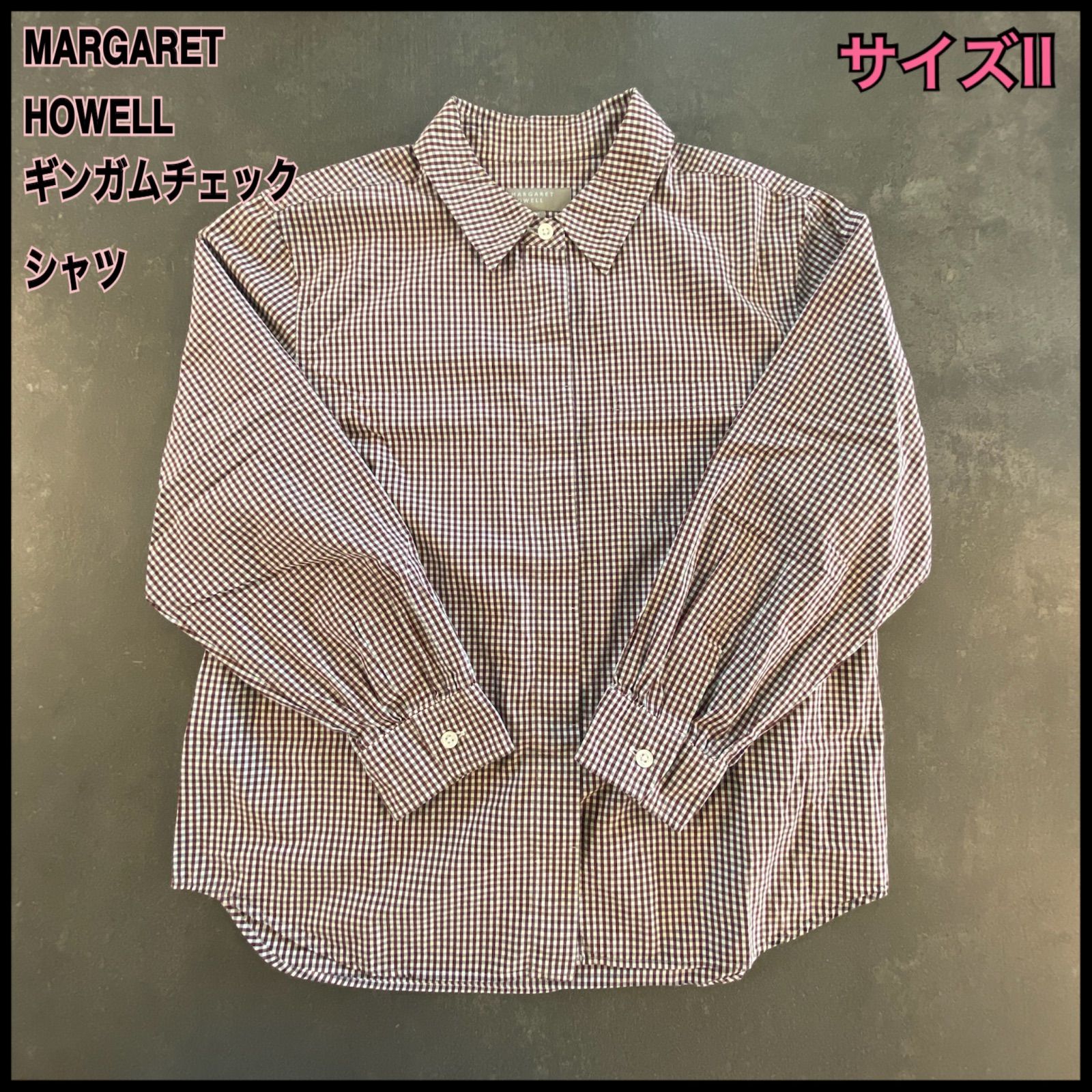 極美品⭐︎MARGARET HOWELL マーガレット・ハウエル ギンガムチェック