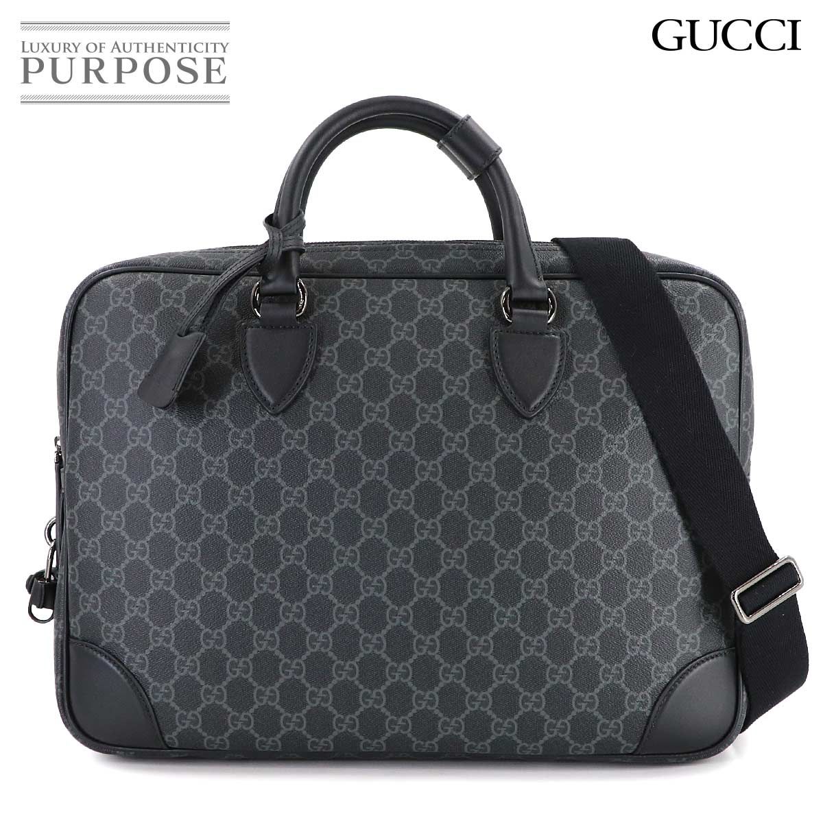 未使用 展示品 グッチ GUCCI GGスプリーム 2way ブリーフケース