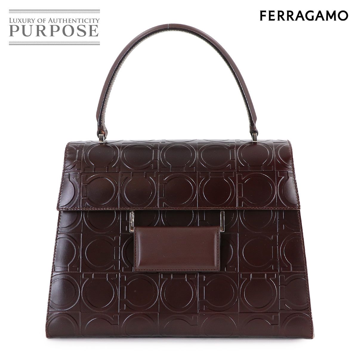 美品 サルヴァトーレ フェラガモ Salvatore Ferragamo ガンチーニ