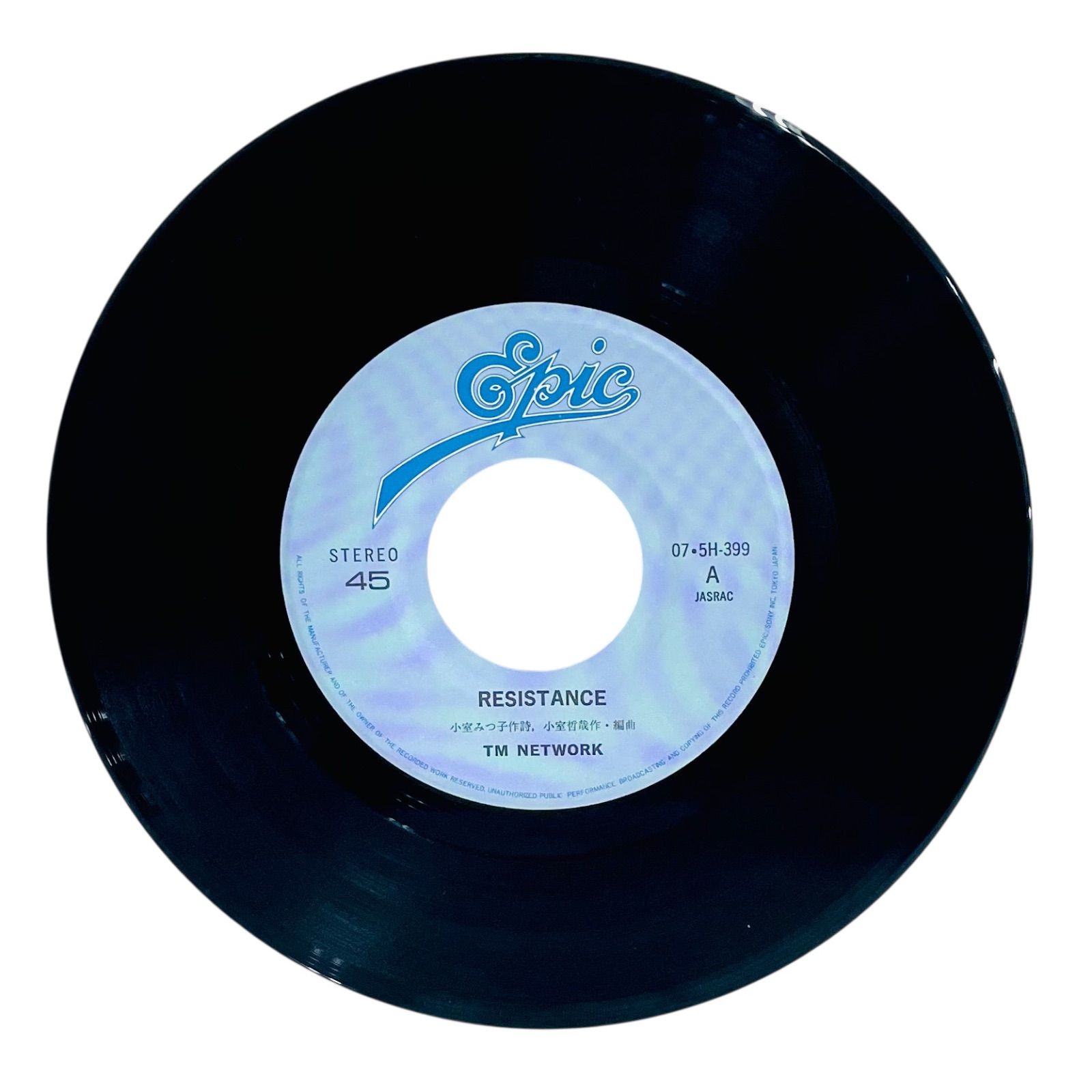 F03020 レコード TM NETWORK RESISTANCE COME BACK TO ASIA 07・5H-399