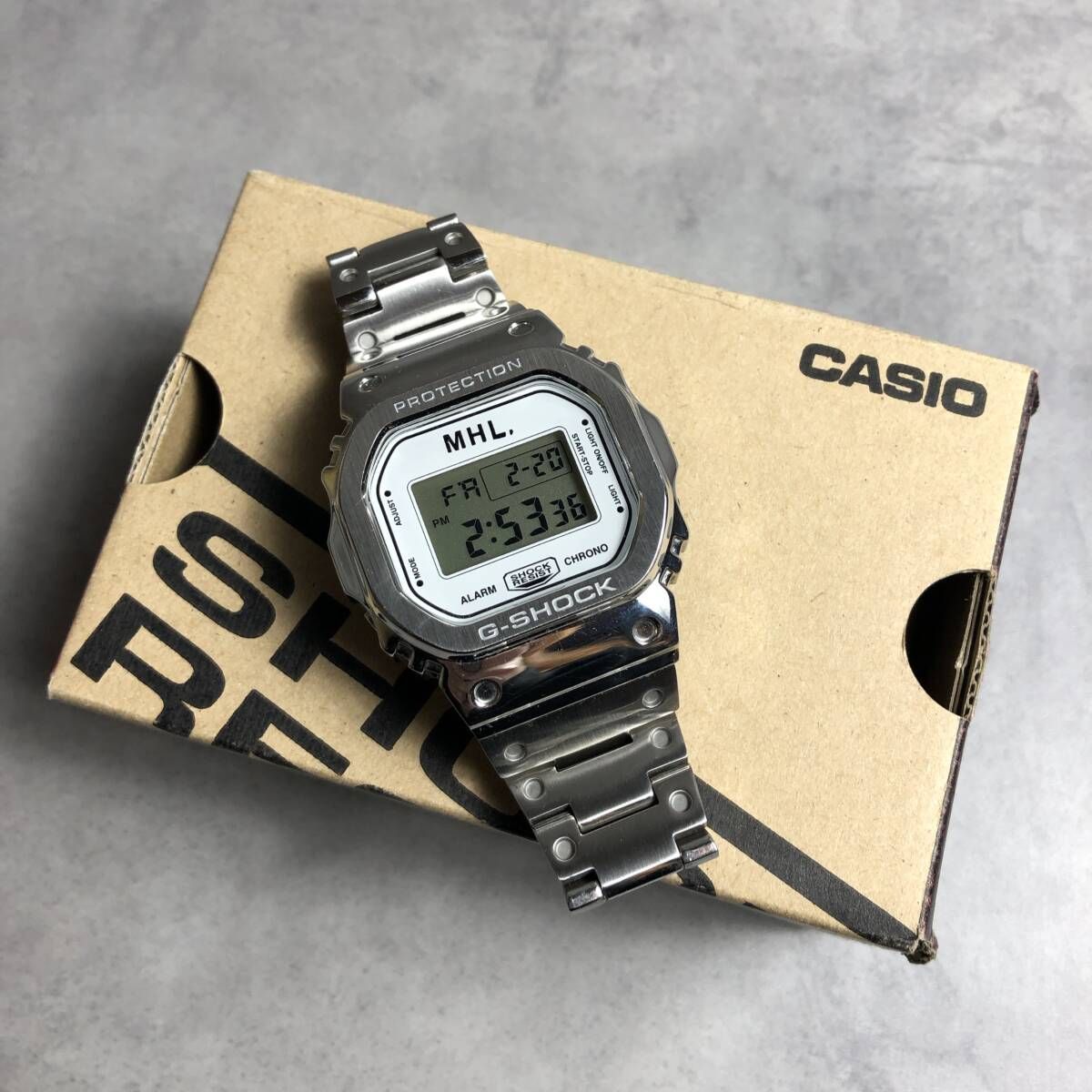 PQ180◇MHL / CASIO : G-SHOCK フルメタルカスタム◇DW5600-VT