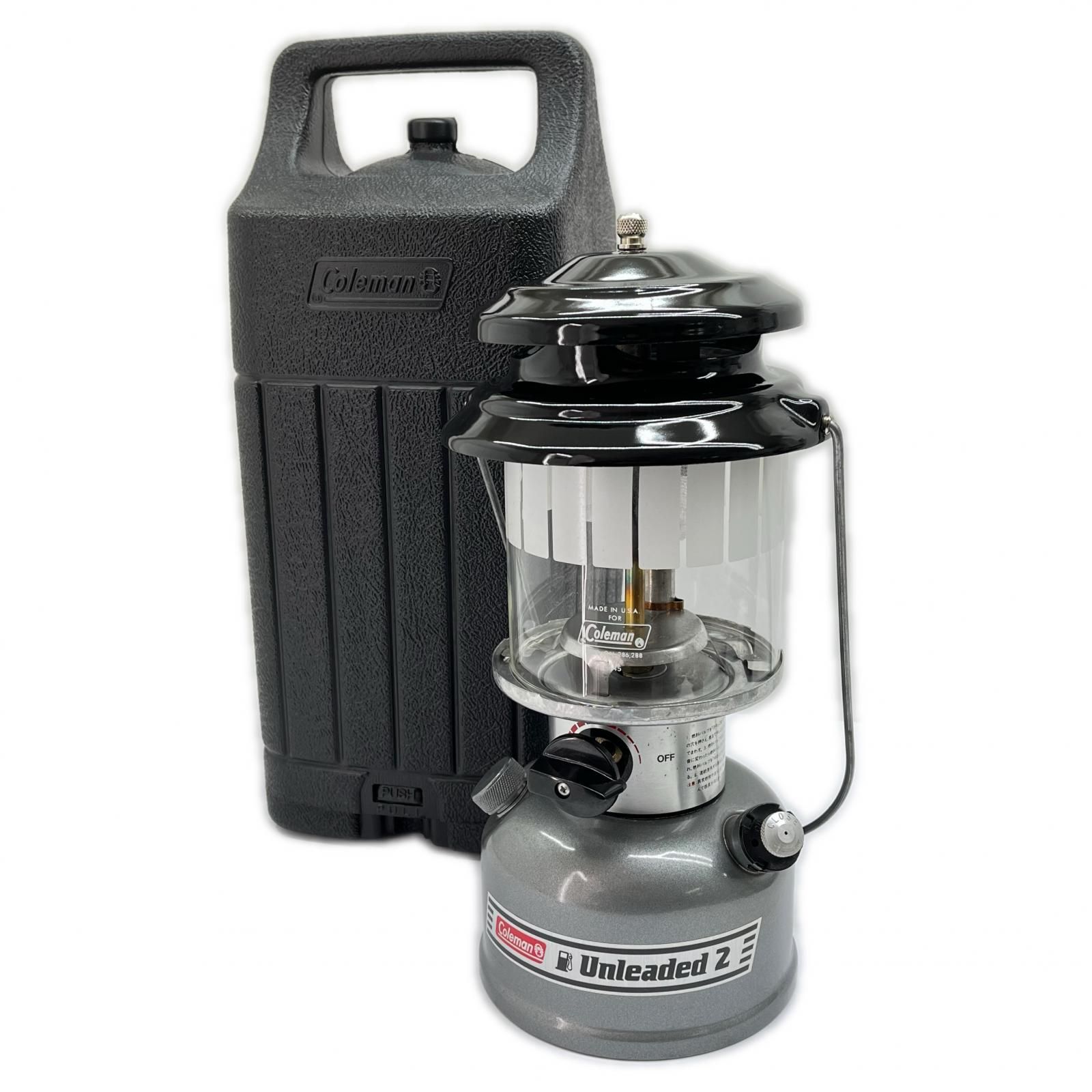 メンテ済》コールマン【285U nleaded 2ランタン】'94年05月製 ◇◇Coleman コールマン ガソリンランタン 製造年月1994年11月 ケース