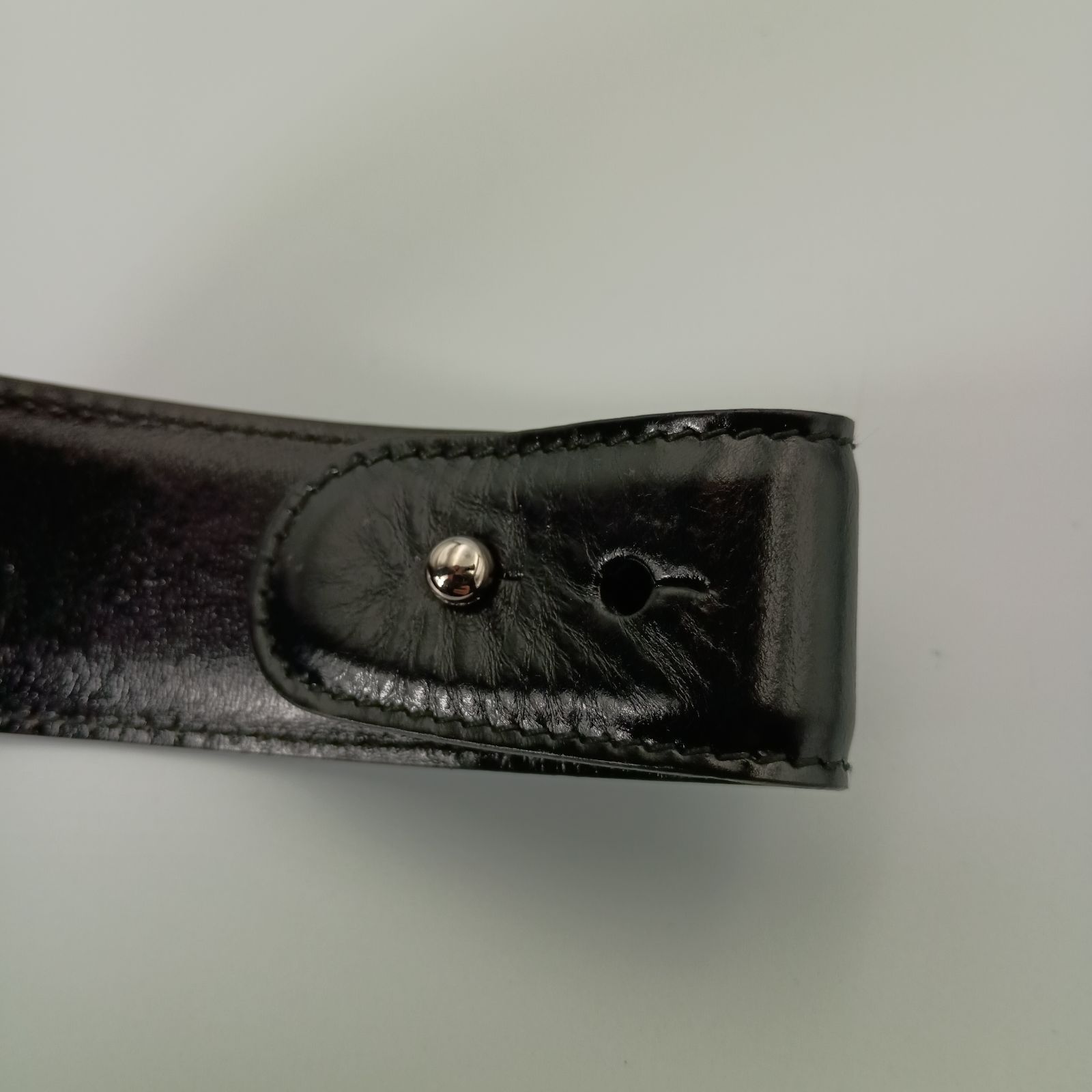 GUCCI グッチ ホースビット ベルト ブラック レディース シルバー