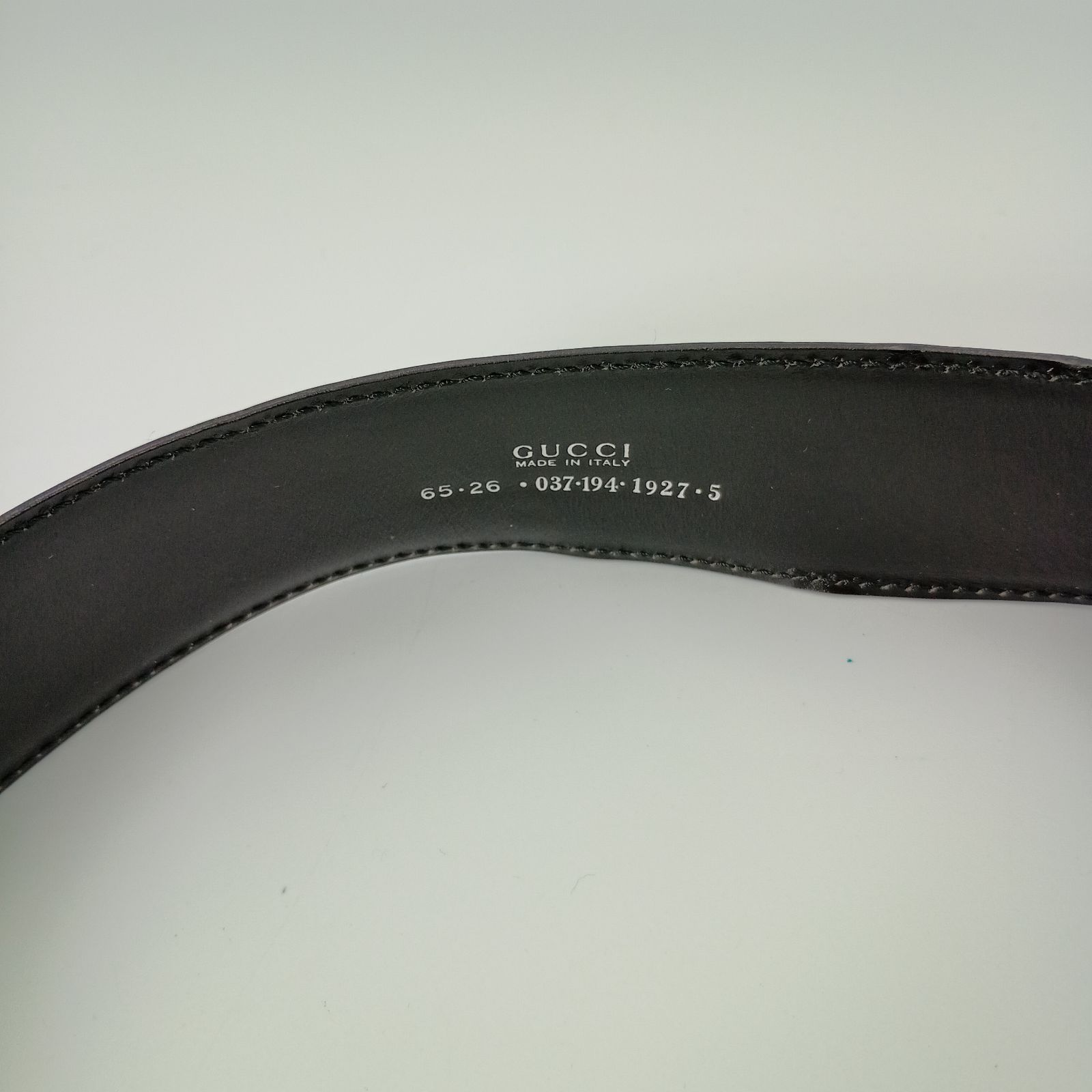 GUCCI グッチ ホースビット ベルト ブラック レディース シルバー