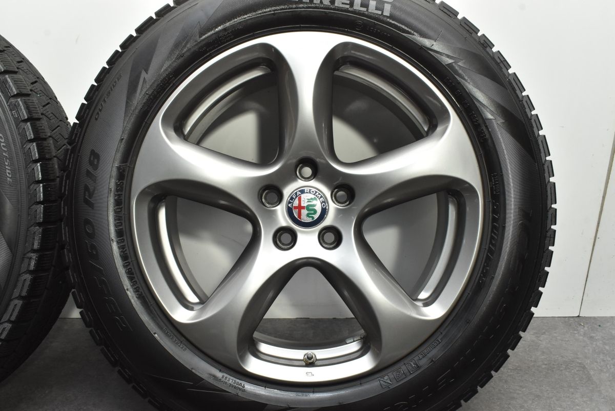 交換用に】アルファロメオ ステルヴィオ 純正 18in 8J +34 PCD110