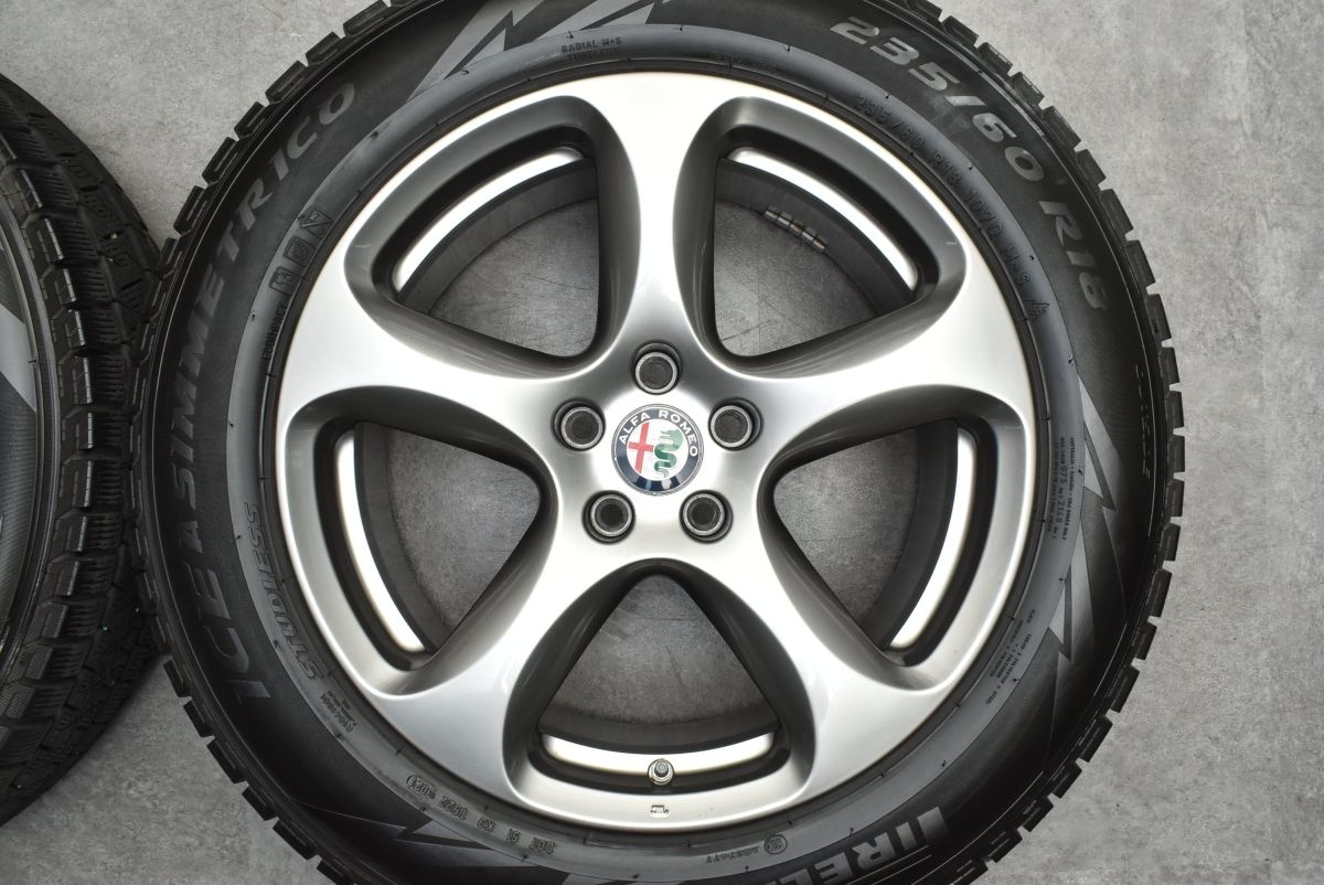 交換用に】アルファロメオ ステルヴィオ 純正 18in 8J +34 PCD110