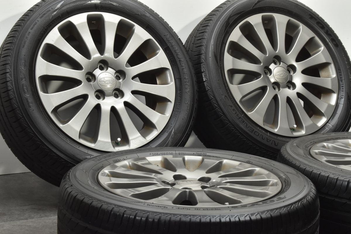 交換用に】スバル GT インプレッサスポーツ 純正 16in 6.5J +55 PCD100 