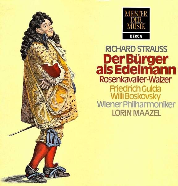 LP Richard Strauss , Lorin Maazel Der Burger Als Edelmann