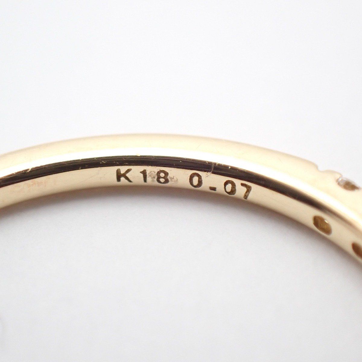 VENDOME AOYAMA ヴァンドーム青山 ハーフエタニティ ピンキーリング