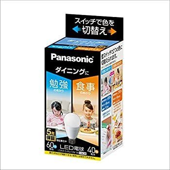 中古】パナソニック LED電球 口金直径26mm 電球60W形相当 昼光色相当