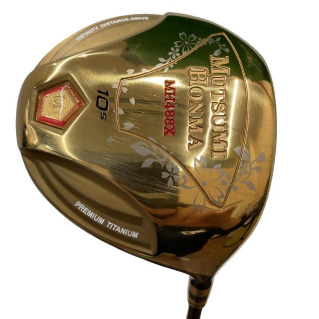 中古】 特価メーカー MUTSUMI HONMA MH488X 10.5° ドライバー DR
