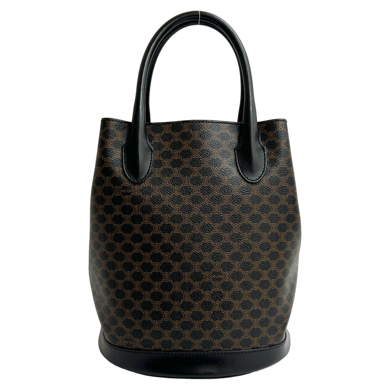 極 美品 CELINE セリーヌ ヴィンテージ マカダム 柄 トリオンフ ロゴ