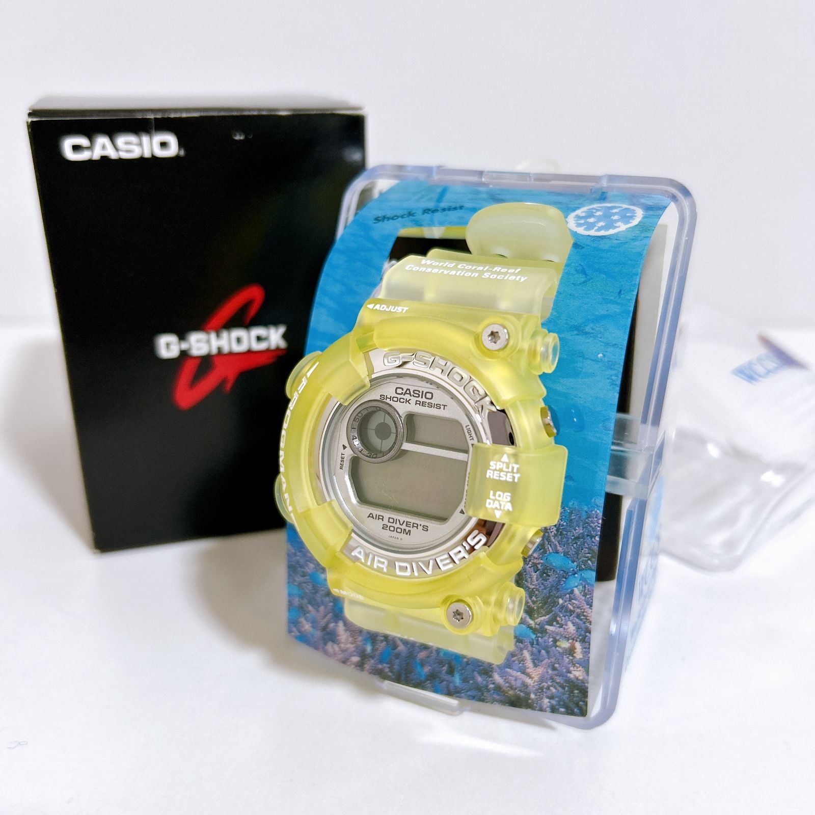 ほぼ未使用保管品G-SHOCK DW-8250WC-7AT WCCSフロッグマン DW-8250WC-7ATサポートページ | CASIO