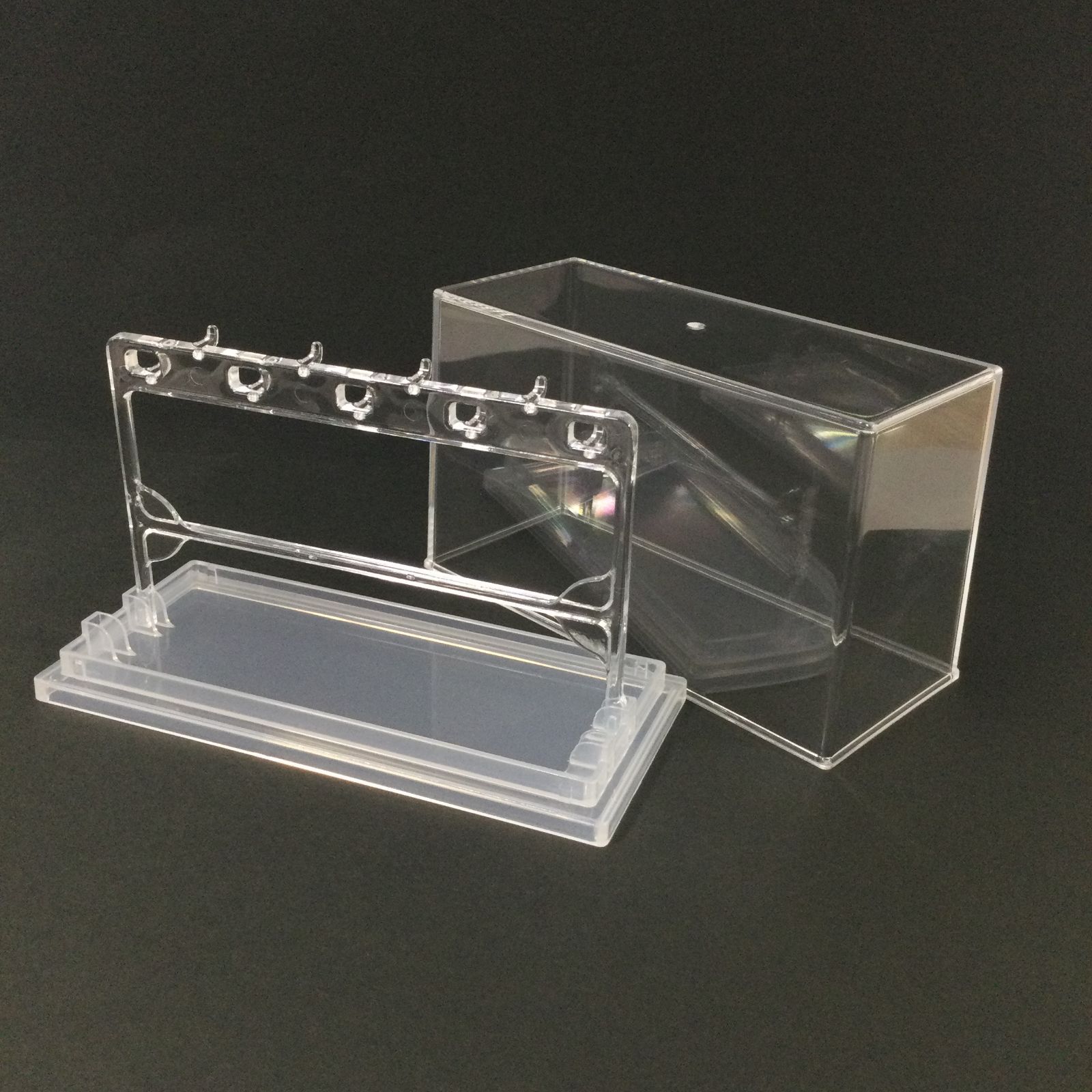 c034【新品・未使用品】ミニチャーム ディスプレイケース クリアー 