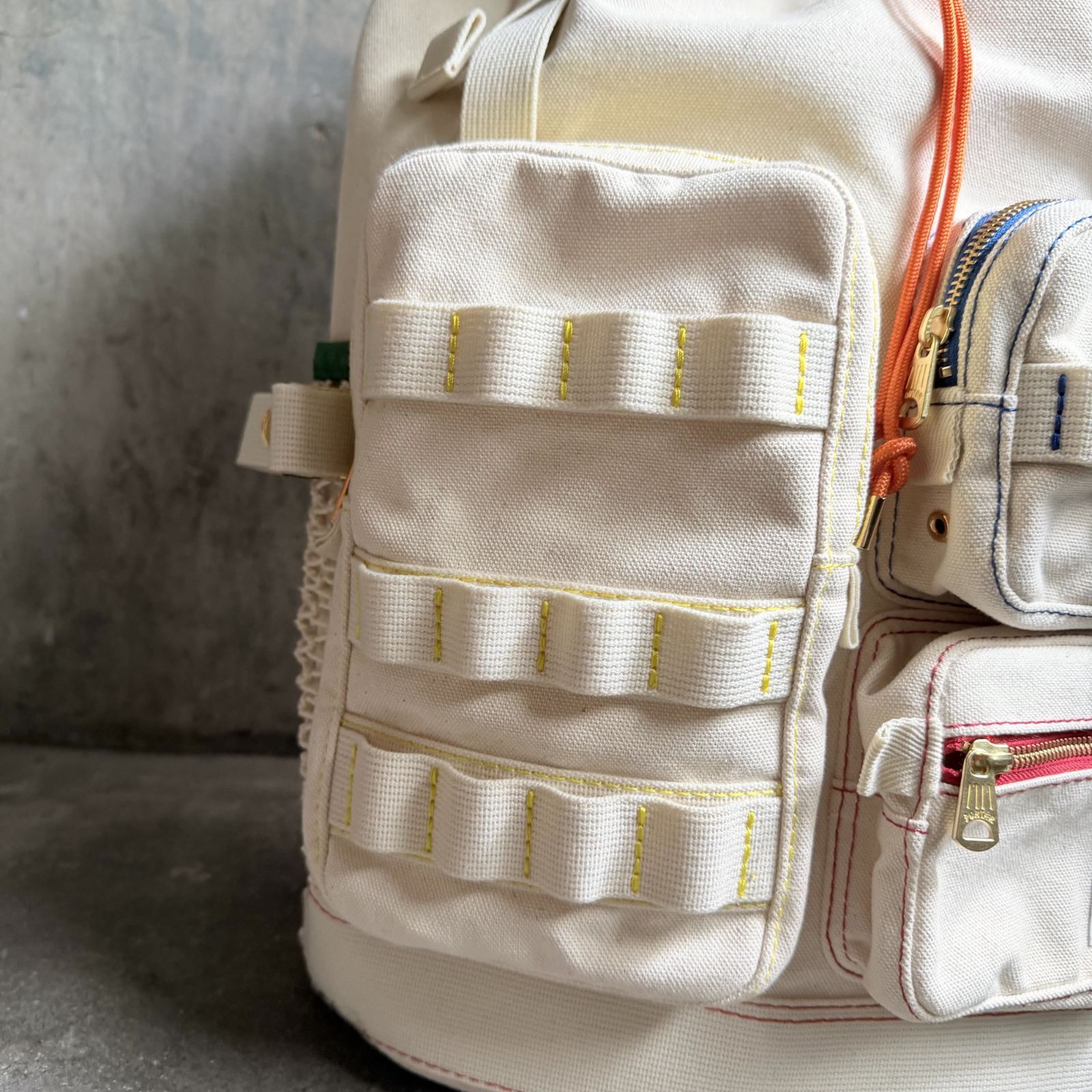 PORTER x DIE DREI BERGE CANVAS BACKPACK (L) 生成り 吉田カバン 