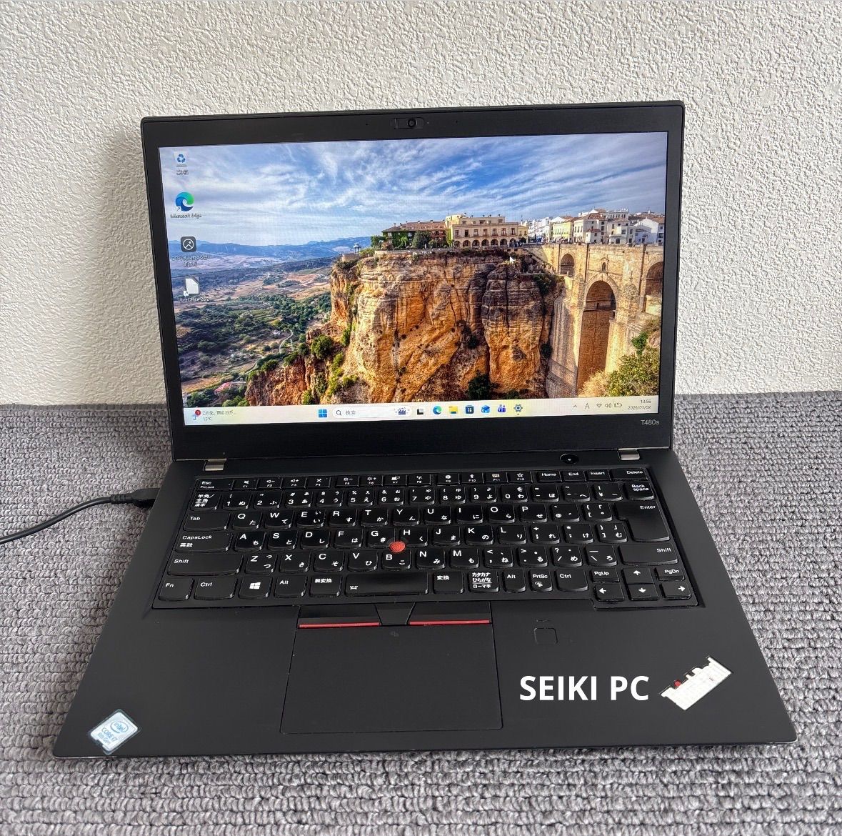 lenovo thinkpad T480s i7-8550U メモリ16GB SSD 256GB Win11 指紋認証