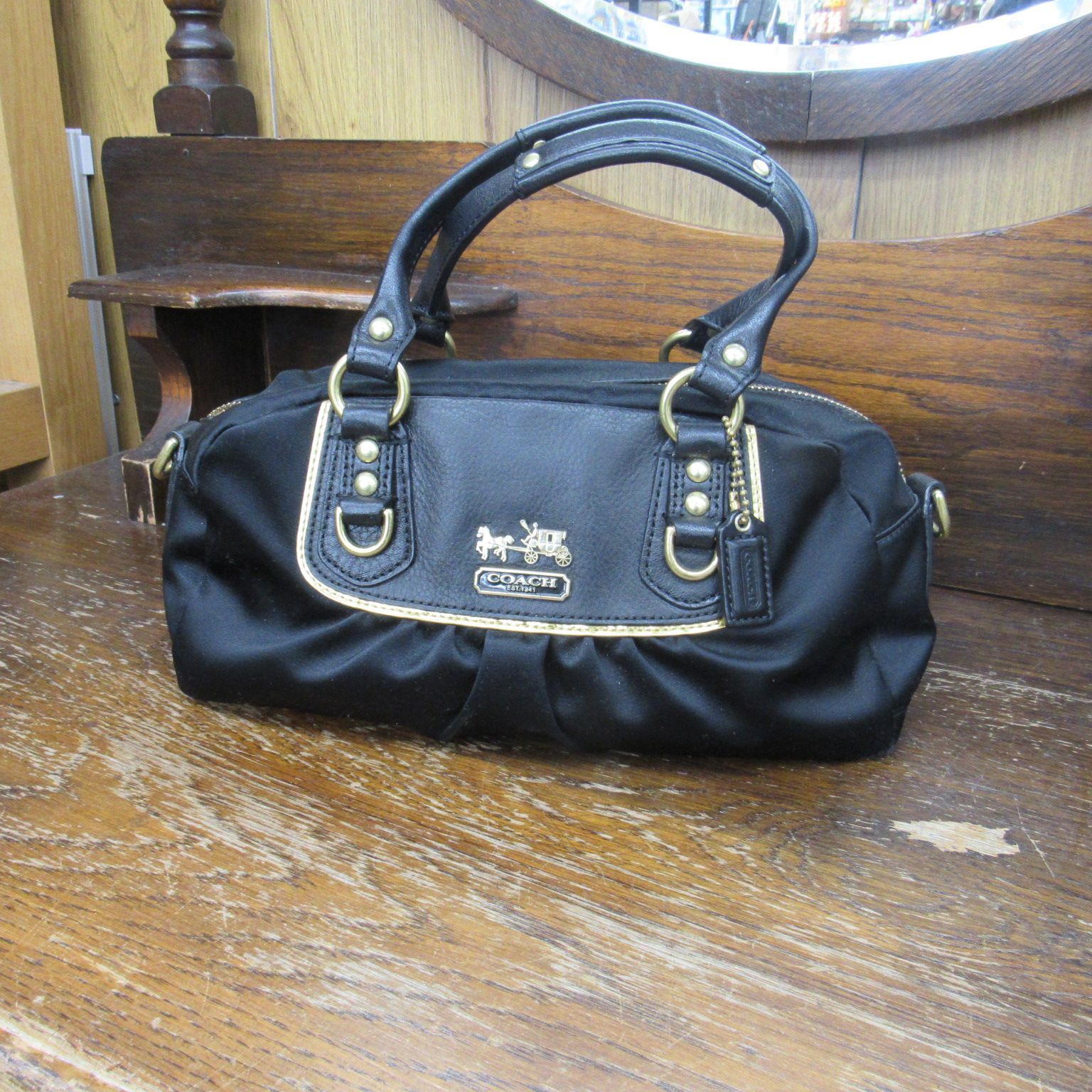 コーチ マディソン サブリナ レザー 2way ショルダーバッグ 美品 ソフィア COACH coach コーチ マディソン サブリナ 2way レザー バッグ ブラック