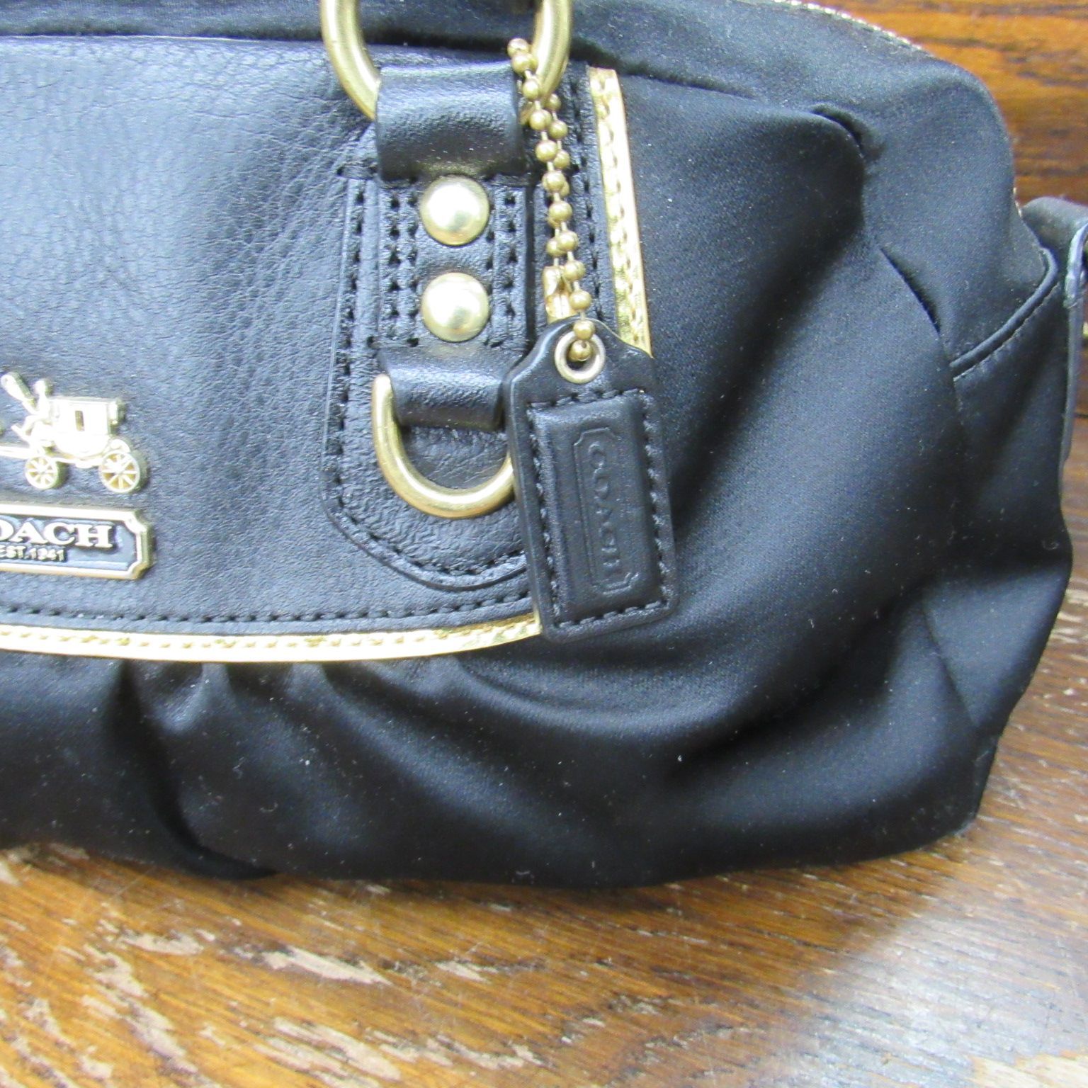 COACH coach コーチ マディソン サブリナ 2way レザー バッグ ブラック 