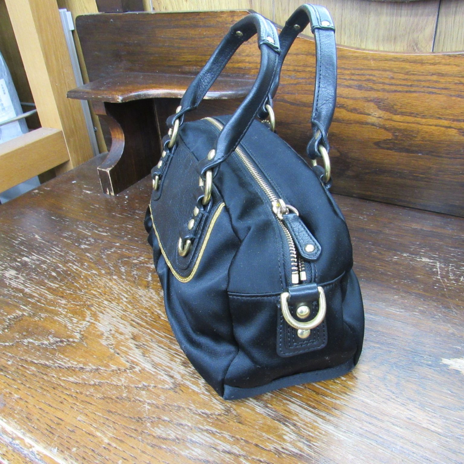COACH coach コーチ マディソン サブリナ 2way レザー バッグ ブラック