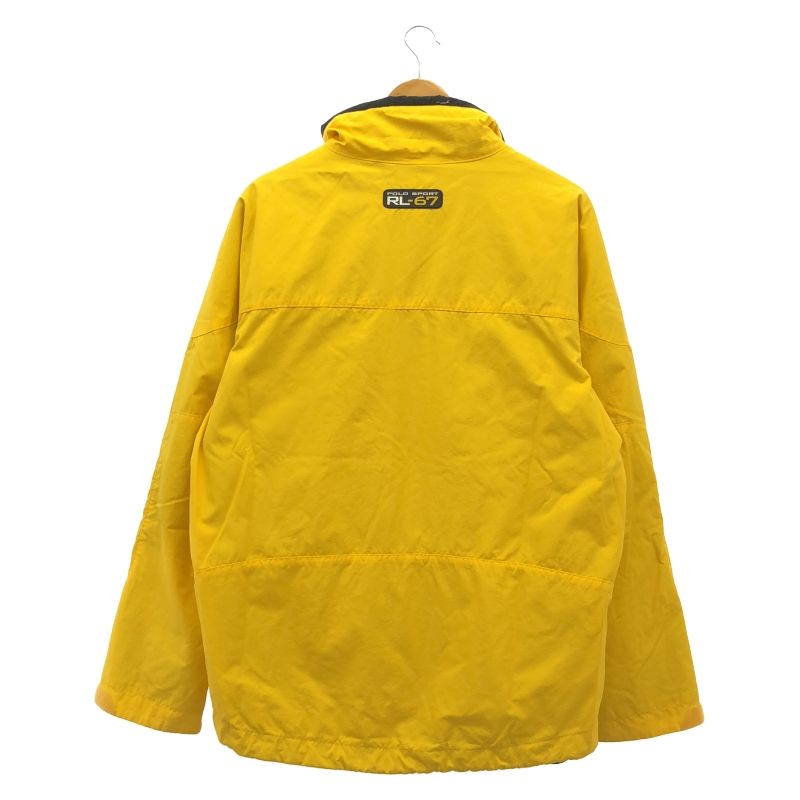 中古】POLO SPORT 90s RL-67 ナイロンジップジャケット イエロー