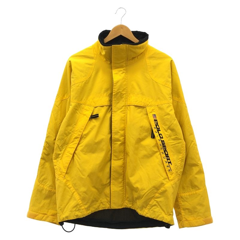 中古】POLO SPORT 90s RL-67 ナイロンジップジャケット イエロー