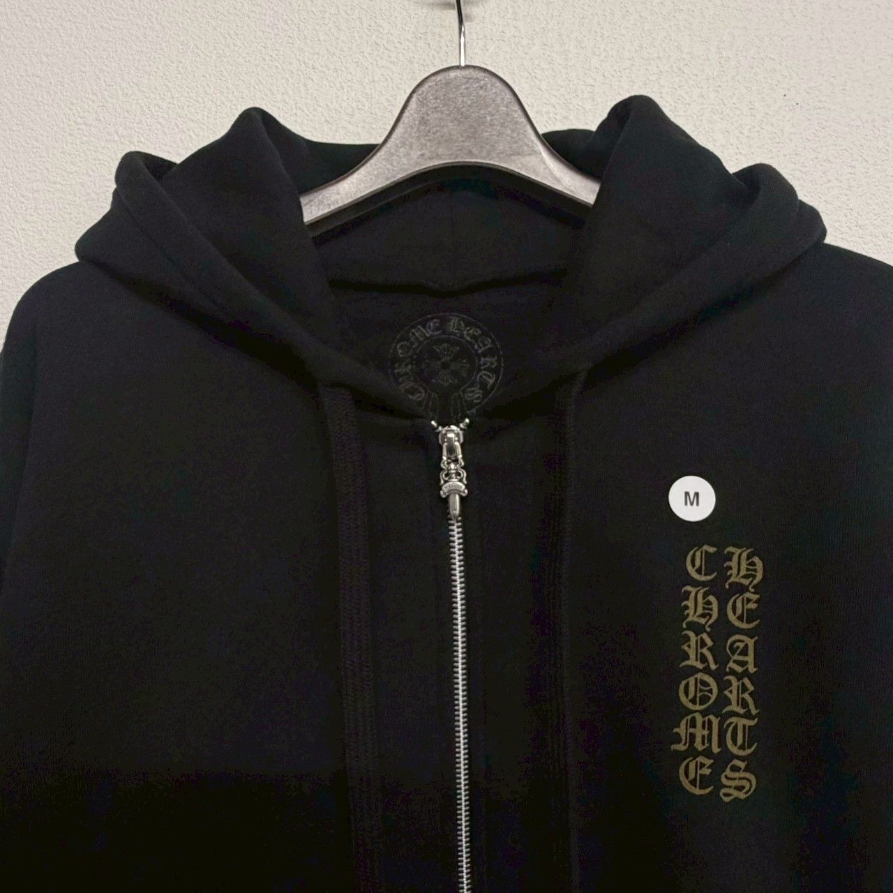 CHROME HEARTS Vertical クロムハーツ バーティカル ロゴ 黒 ブラック 
