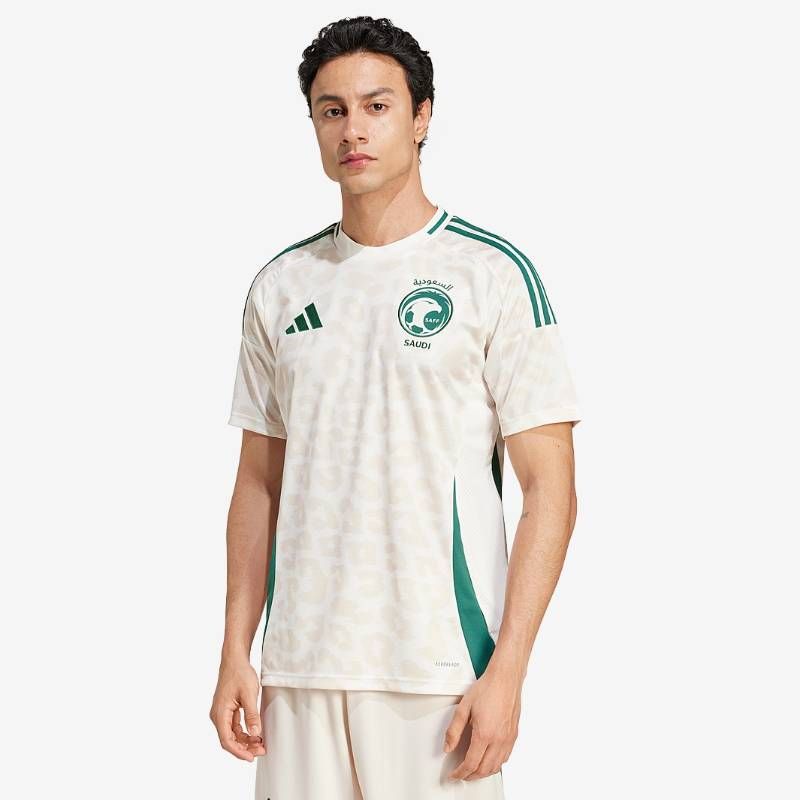 【送料無料・匿名配送】adidas アディダス サウジアラビア代表 2024 公式 アウェイ シャツ 白 新品 正規品 日本未発売 2026W杯