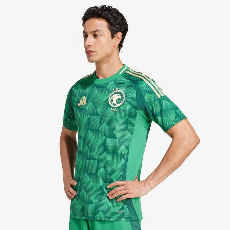 【送料無料・匿名配送】Sサイズ adidas アディダス サウジアラビア代表 2024 公式 ホーム シャツ 緑 新品 正規品 日本未発売 2026W杯予選