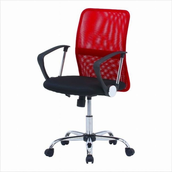 メッシュバックチェアー HF-78RD レッド オフイス 椅子